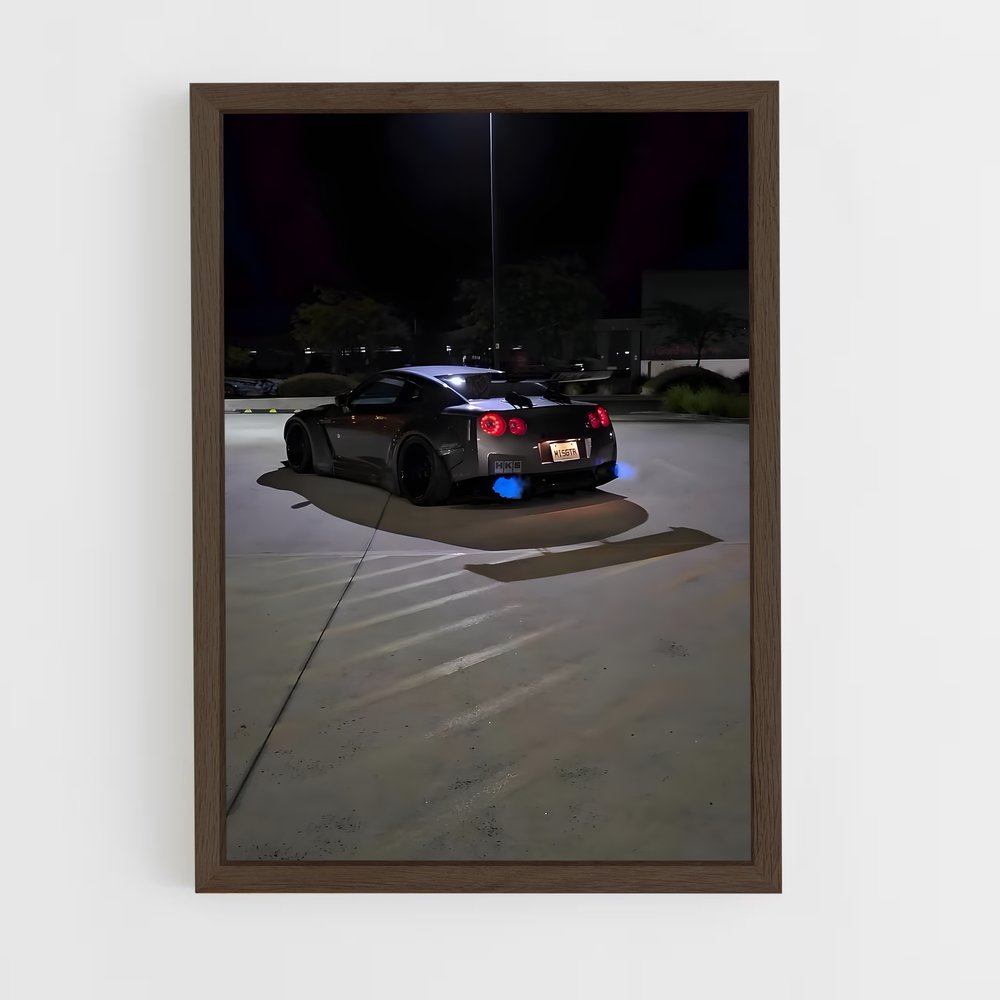 Poster élégance Gt-r r – affiche Nissan (vue 5)